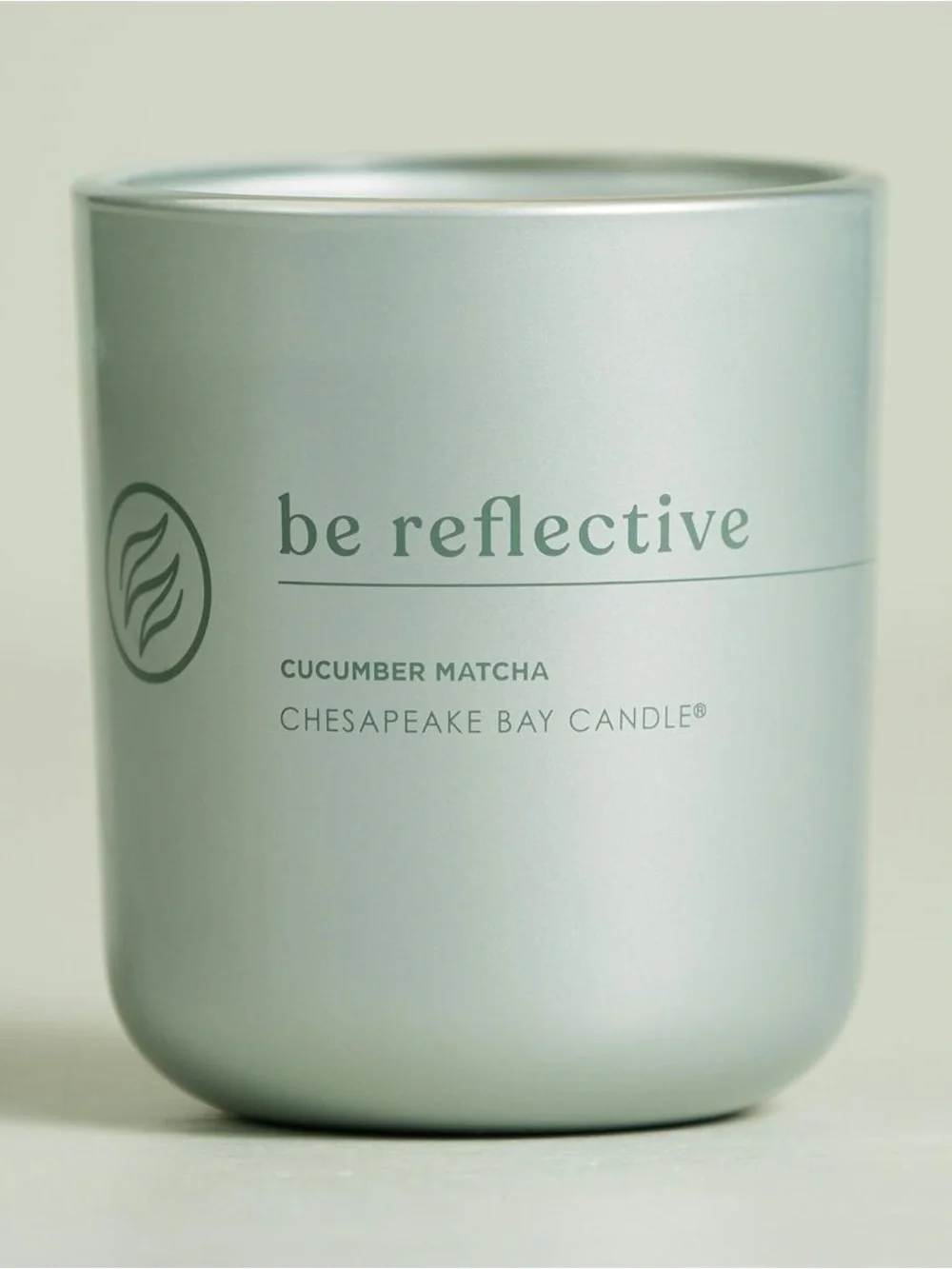 Chesapeake Bay Sage Green Cucumber Matcha Candle Large 13 OZ Jar